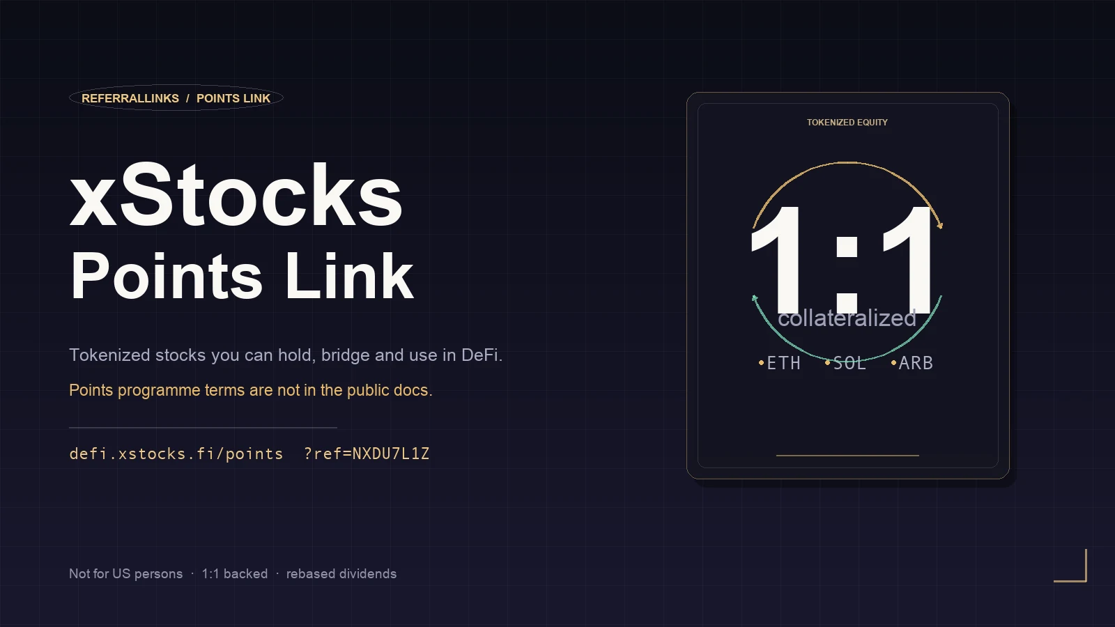 What xStocks are, and what its points link does not tell you